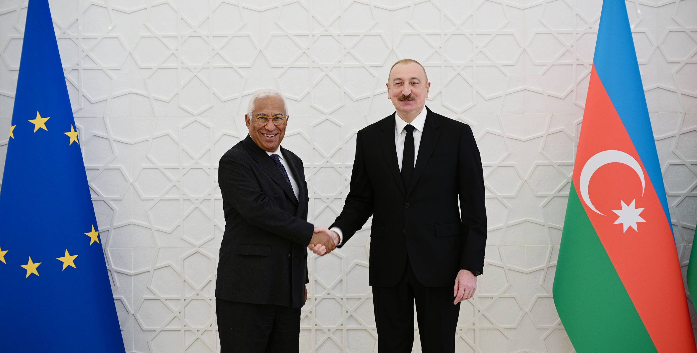 Azərbaycan Respublikasının Prezidenti İlham Əliyevlə Avropa İttifaqı Şurasının Prezidenti Antonio Koştanın birgə mətbuat bəyanatı Xeber basligi